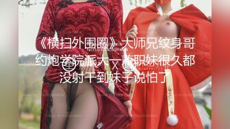 《横扫外围圈》大师兄纹身哥约炮学院派大一兼职妹很久都没射干到妹子说怕了