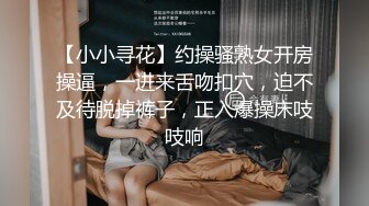 【小小寻花】约操骚熟女开房操逼，一进来舌吻扣穴，迫不及待脱掉裤子，正入爆操床吱吱响